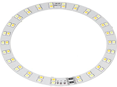 Acouto LED-pärlor 92 Mm 3V Till 5V 10W Dimbar Makeup LED Ring Board SMD Chip Circle Board för Daglig Belysning Selfies Fotografi Bordslampor Hem Ring Light Plate, Light Plate