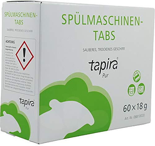 Tapira Spülmaschinentabs mit Kalk- blocker und Glasschutz (ehem. Zack)