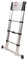 STIER Teleskopleiter Premium 3,2m 11 Sprossen, Stehleiter, Klappleiter, Ausziehleiter, hochwertiges Aluminium, 150kg Belastbarkeit, Mehrzweckleiter, Rutschfest Robust