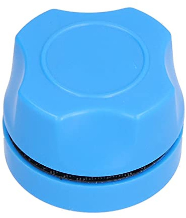 Mini Fish Tank Magnetic Cleaner, Aquarium Algaes Removal Cleaning Brush with Magnets Glass Scrubber for Small fish tanks thickness within 6mm / 0.2in Blue