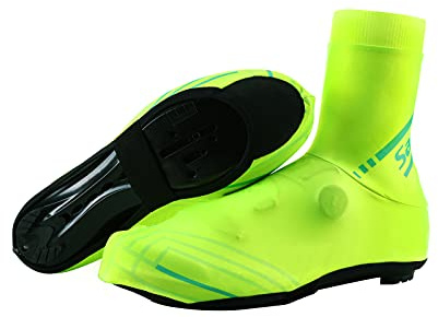 Santic Cycling Overshoes Thermal Cycling Shoes Cover Cycling Gaiter with Fleece Inside with Zip