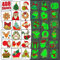 Leesgel Weihnachts Tattoo Kinder 408 Blätter, Leuchtende Weihnachten Kinder Tattoo Aufkleber Kindertattoos Mädchen, Weihnachtsdeko Kinder Mädchen Weihnachtsgeschenke Kinder Nikolaus Geschenke