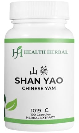 Health Herbal - HH1019C Shan Yao/Chinese Yam, 100 Capsules/Bottle, 2 Bottles