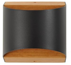 Lindby LED Applique Exterieur Lenore (Moderne) en Noir Aluminium (1 lampe,à), Murale Luminaire Lampe Jardin Eclairage d’exterieur