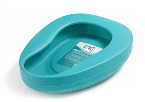 Safe & Sound Unisex Bed Pan – Comfortable and Durable Portable Toilet Aid for Bedridden and Limited Mobility Use