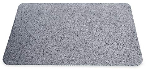 JML Hydro Wonder XL - Super-comfy shower mat that never stains or blocks your drains - Grey