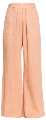 Roxy What A Vibe - Elasticated Waist Trousers for Women - Pantalon à Taille élastique - Femme - Beige