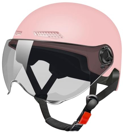 AOOPOO Casque Trottinette Electrique Adulte et Vélo Électrique avec Visière, Haute Protection Unisexe pour Cyclisme, Skateboard, Motos, Homme et Femme