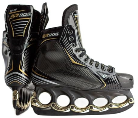 Graf SR1103 tblade Schlittschuhe Gold Edition Eishockey Schlittschuh (45)