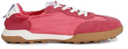 CAFèNOIR - Zapatillas Mujer de Nylon y Ante con Strass, Zapatos Deportivos Mujer Flexibles con Suela Suave, Sneakers Cómodas con Plantilla Piel y Logo