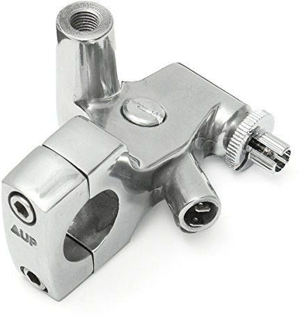 Viviance Soporte de Montaje de Palanca de Embrague de Motocicleta de 25 mm 1 Pulgada Compatible con Harley Honda Shadow 600 VT750 - Plata