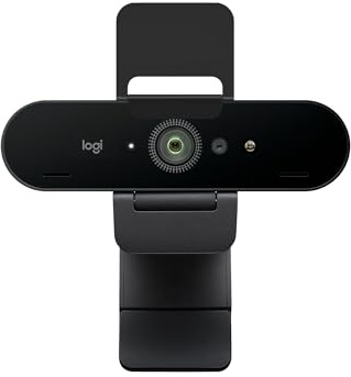 Logitech Brio Ultra 4K HD Webcam for Streaming and Meetings - Black