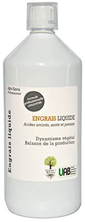Agro Sens Engrais Organique Liquide. Acides aminés, Azote et potasse. - 1 Litre