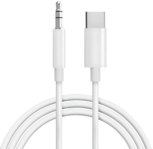 Seulliya USB C to 3.5mm Audio Aux Jack Cable, Aux Cord for iPhone 17, Type C to 3.5mm Headphone Car Stereo Cord Compatible with iPhone 17/16/15 Pro Max, Samsung Galaxy S23 S22 Note 20, Pixel 5 XL