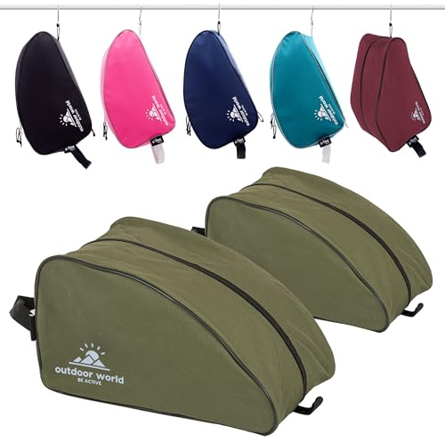 Outdoor World - Borsa per stivali di alta qualità, impermeabile, con ampia apertura a cerniera, unisex, per escursionismo, passeggiate, calcio, rugby, golf, palestra, adatta per adulti, bambini,