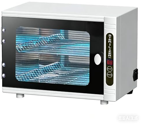 Stérilisateur UV avec minuteur, affichage numérique, désinfection LED, blanc