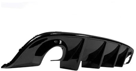 Diffusore Paraurti Posteriore Per Dodge Per Charger Per SRT 2015-2021 Spoiler Posteriore Per Auto Deviatore Diffusore Kit Carrozzeria Decorativo(Bright black)