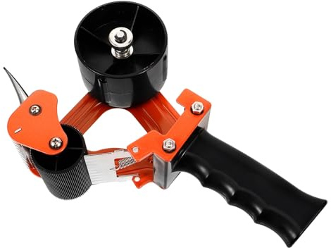 Luxshiny Handheld Packing Tape Dispenser 60mm with Cutter Loading Package Tape Dispenser for Shipping and Sealing Moving Boxes Cutter