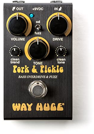 Way Enorma Smalls Fläsk- och Pickle Overdrive & Fuzz Gitarr Effektpedal