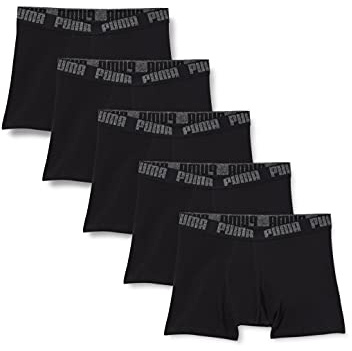 PUMA Boxer, Biancheria Intima Uomo, Black, L