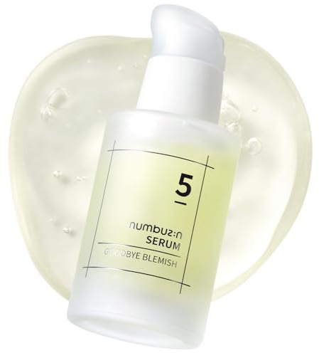 numbuzin No.5 Serum | Goodbye Blemish Serum | for Acne Scars with Vitamin C, Niacinamide, Antioxidant | Lightweight Gel, Korean Skincare for Face | 50 ml