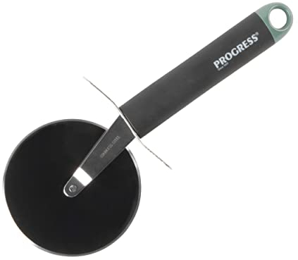 Progress BW09574GEU7 Cortador De Pizza De La Gama Shimmer Con Un Diseño Duradero, Elegante Y Fácil De Lavar, Utensilio De Cocina Con Un Mango De Tacto Suave Y Punta Verde, Para Servir Y Cortar Pizza