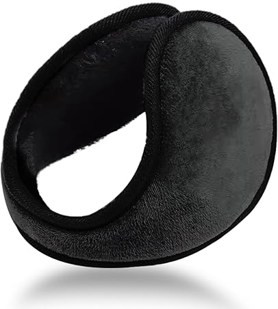 NANQUAN Ohrwärmer Damen & Herren,Rückentragend Earmuffs Plüsch Ohrenwärmer,Verdickt Outdoor Ohrenschützer Herbst-Winter,Ohrschützer für Ski,Laufen,Camping,Bergsteigen(Erhöhen und Verdicken)