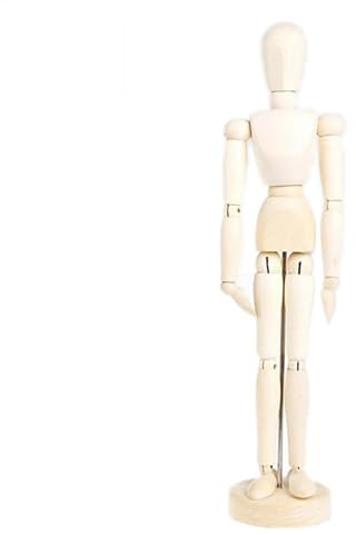 Maniquí de Madera, Modelo de muñeca Humana - Modelo de Figura de Dibujo | Herramienta de enseñanza Figura Humana para el Arte