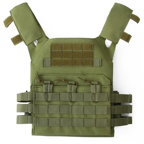 Lishuyeh Airsoft väst skum vadderad skyddande paintball lekväst lätt andningsaktiv utomhus sportväst justerbar molle väst för utomhusträning cosplay kostymer