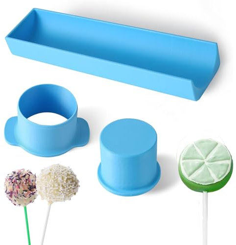 Molde Circular de Cake Pops, Moldes de Caramelo Piruletas Molde Cake Pops Libre de BPA, Moldes de Caramelo Piruletas para Cake Pop, Partido, Jelly y Chocolate