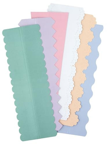 We R Makers Thermal Cinch Binding Spines Diecut - 6 pcs for Thermal Binding Machine - for Bookbinding of Journals & Planners, Red, Blue, Green, Purple, 4.75 x 12.8 x 0.5
