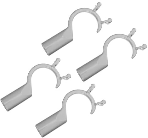 LOLIPPYY 4 pezzi Teste Forchetta per Bastone Appendiabiti in Resistente Accessori Sostitutivi per Supporto Asciugatura Abiti Compatibili per Uso Domestico Quotidiano