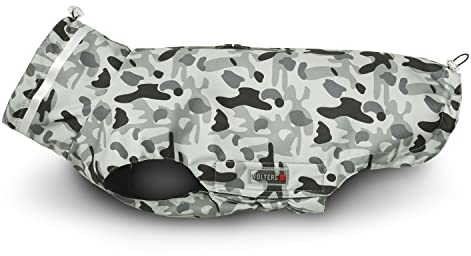 Wolters Outdoorjacke Camouflage für Mops & Co., Größe:34 cm, Farbe:grau/schwarz