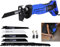 Electric Reciprocating Saw 900W Corded Compact Electric Hand Saw with 5 Saw Blades, 0-2800 RPM Variable Speed, 28cm Stroke Length, Tool-Free Blade Change Ideal for Metal & Wood Cutting Pruning