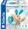 Selecta 62100 Henny Hoppel, Nachzieh-Hase, Schiebe-und Nachziehspielzeug aus Holz, 13 cm