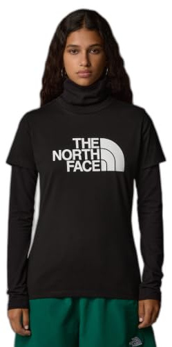 The North Face Women's S/S Easy T-Shirt, TNF Black, L
