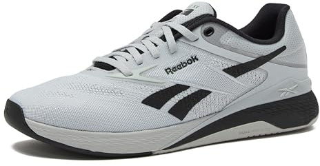 Reebok Nano X5 Mens Shoes, Cross Training Sneakers for Men, Grey 1/Black, 7.5