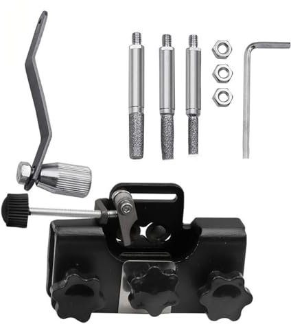 Kit d'affûtage de tronçonneuse Jigs Kits d'affûtage rapide portable Outil manuel d'affûtage de chaîne Fixation pour jardin à chaîne