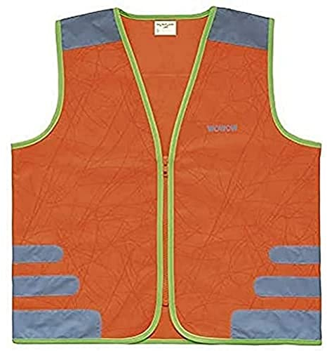 Wowow Nutty Jacket - Gilet di sicurezza per bambini, taglia M, colore: Arancione