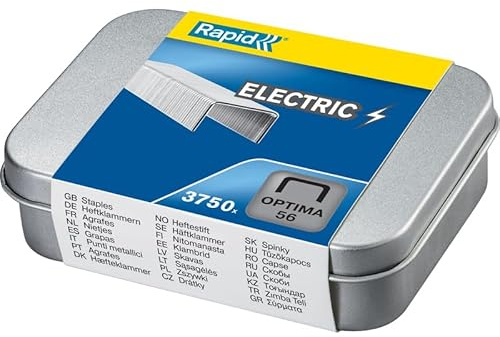 Rapid Grapas Optima nº56 22/6 galvanizadas -Caja de 3750-