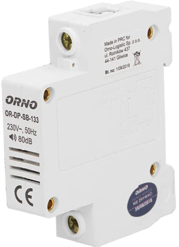 ORNO DP-SB-133 Timbre Casa con Cable para Carril DIN - 1 Módulo