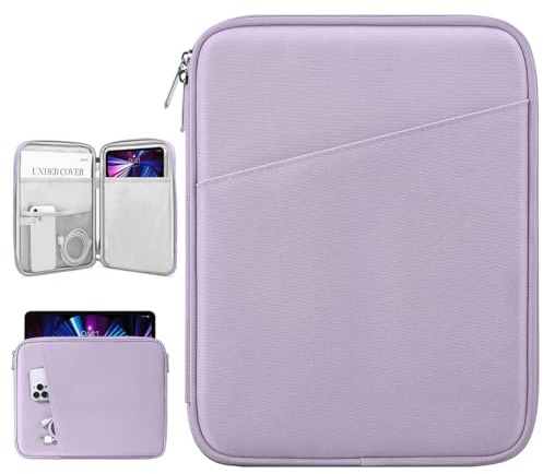 Dadanism 13 Housse Pochette pour Tablette pour iPad Air 13 M4/M3, iPad Pro 13 M5/M4, MacBook Neo 13, MacBook Air 13 M5/M4, Galaxy Tab S10+ Plus/S9 FE+/S9+ Plus 12,4, Tab P12 12,7, Gris Violet