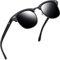 Joopin Klassische Halbrahmen Sonnenbrille Herren Polarisiert Schwarze und Damen Sonnenbrille UV400 Vintage Brille Sunglasses für Fahren und Tourismus (Voll Matt Schwarz)