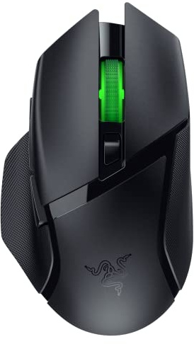 Razer Basilisk V3 X HyperSpeed, Customizable RGB Lighting, Wireless Gaming Mouse, Ultra High Speed 2.4 GHz (HyperSpeed) Bluetooth Connection, 5G High Performance 18K Optical Sensor, 2nd Generation