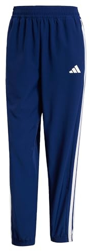 adidas Damen Train Essentials 3-Stripes Woven Pants, Dark Blue/White, XS