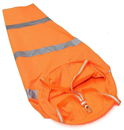 Peosaard Flughafen Windsock Regenbogen -Sockenbeutel mit reflektierender Gürtel 1,5 m Regenbogen im Freien Windmessung, Flughafen Windsock