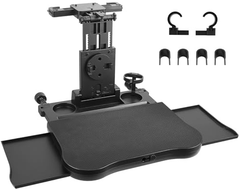 Table de Voiture pour siège arrière Passager, Bureau avec Porte-gobelet et Support de téléphone Portable, Table de Salle à Manger Multifonction pour Les trajets en Voiture, pour Travailler, écrire