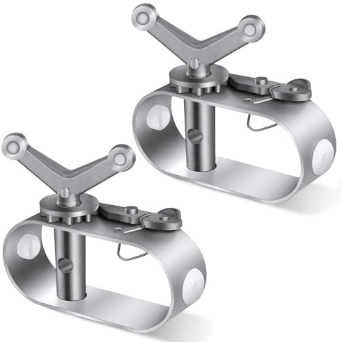 2 Tenditori per Corda di Copertura della Piscina, Tendifilo per Cavo Copertura Piscina, Tendifilo Lega Alluminio Tenditore per Corda Copertura Piscina per Coperture Tende da Campeggio