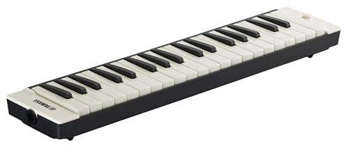 Yamaha P-37EBK Pianica - Portable 37 Key Melodica with Mouthpiece and Carrying Case for Adult Beginners and Restarters, in Black