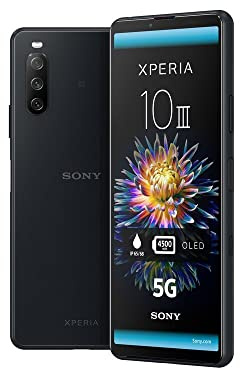 Sony Xperia 10 III 15,2 cm (6) Double SIM Hybride Android 11 5G USB Type-C 6 Go 128 Go 4500 mAh Noir (Reconditionné)